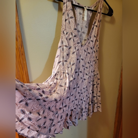 Intimately FREE PEOPLE Racerback Boho Tunic Tank Size S - Picture 7 of 9